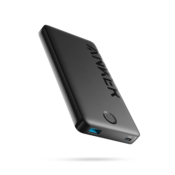סוללת גיבוי 10000mAh דגם Anker 323 Power Bank 10000mA A1334 בצבע שחור