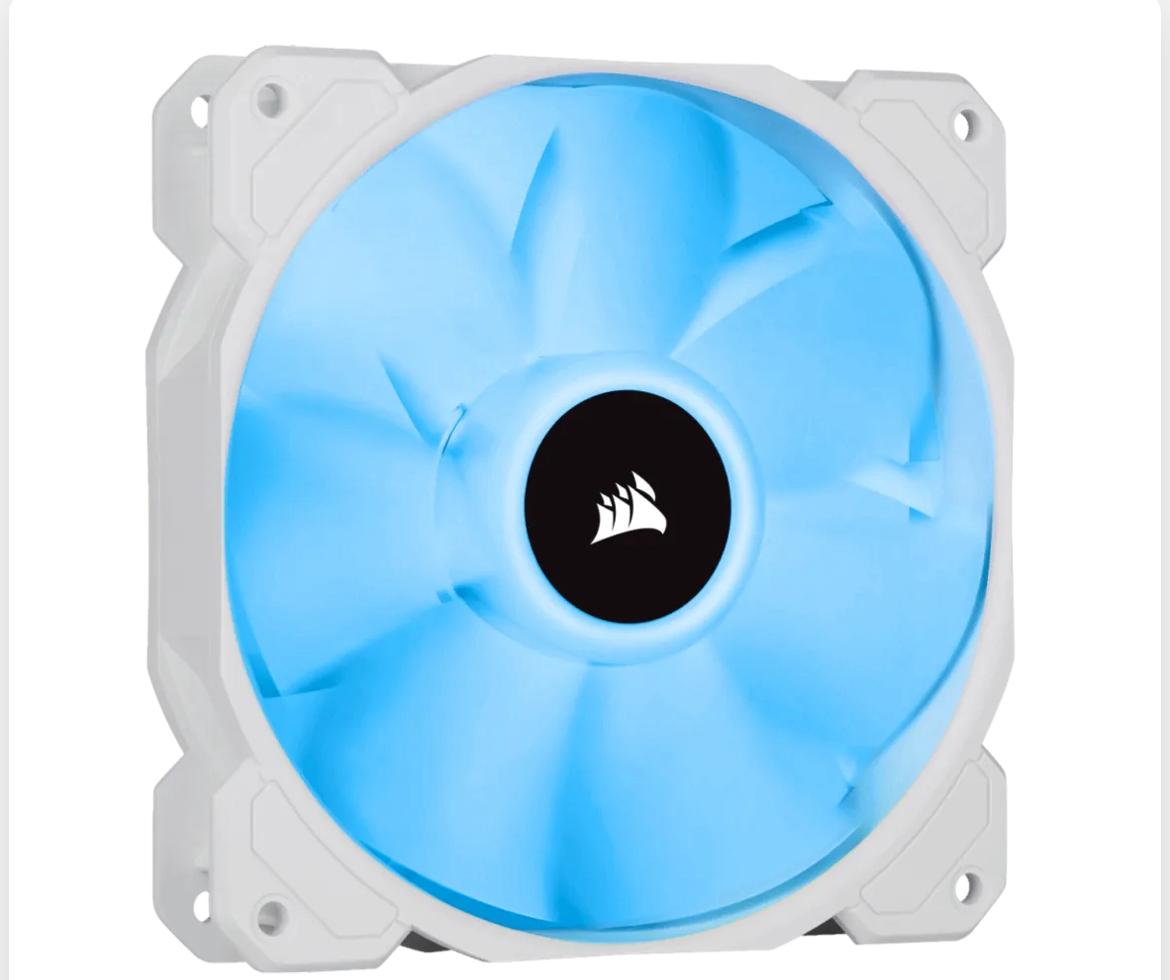 מאוורר 120 מ"מ –CORSAIR iCUE SP120 RGB ELITE 1 Pack - לבן