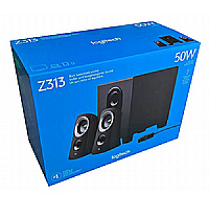 סט רמקולים 2.1 למחשב Logitech Z313 בהספק 50W