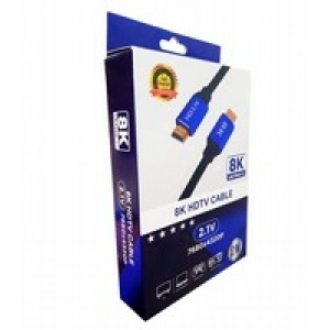 כבל HDMI פרימיום 2.1 תומך באיכות 8K - אורך 3 מטר