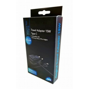 מטען קיר סמסונג מקורי 15W עם כבל טייפ-סי (באריזה השחורה) - סאני
