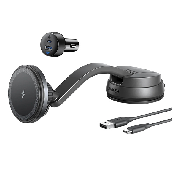 מעמד טעינה לרכב Anker Power Bank Magnetic Wireless Charger 613 B2930