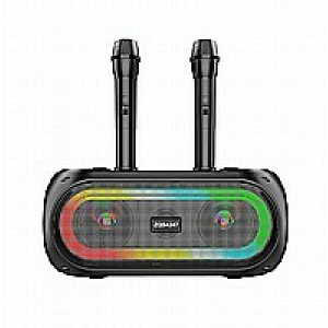 בידורית קריוקי ZQS-4247 בגודל 4x2 אינצ' בעוצמה 25W עם זוג מיקרופונים אלחוטיים