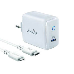 מטען קיר דגם Anker 18W PD USB-C + MFI Cable B2019