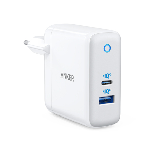 מטען קיר 2 יציאות 60W דגם Anker PowerPort 60W Two Ports A2322