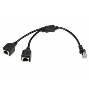 מפצל חיבור רשת ל-2 חיבורי רשת RJ45