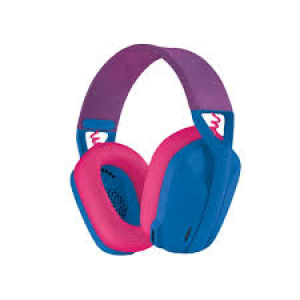 logitech אוזניות אלחוטיות צבע כחול דגם Logitech G435 Wireless