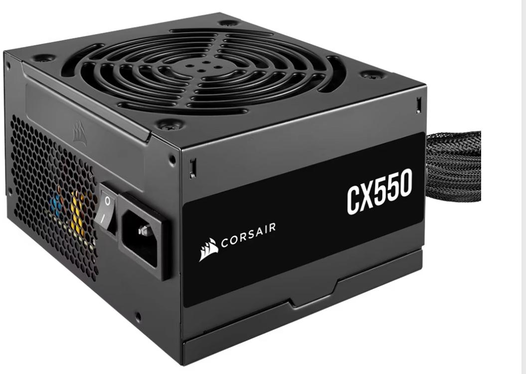 ספק כוח CORSAIR CX550 80 PLUS Bronze – 550W