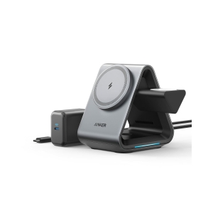 anker 737 MagGo 3-in-1 Wireless Charging Station + USB-C Cable